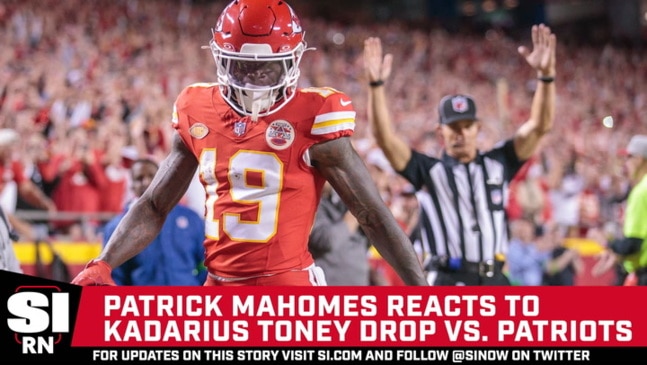 Another Kadarius Toney Drop Leaves Patrick Mahomes Fuming In ...