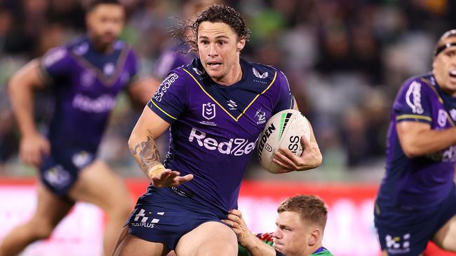 Storm fullback Nicho Hynes is a top target for the Broncos. Picture: Mark Kolbe/Getty Images