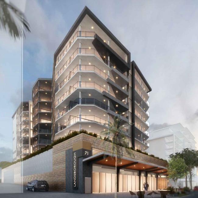 Concept images of the proposed development at 71 Landsborough Ave, Scarborough. Image Ryall Smith