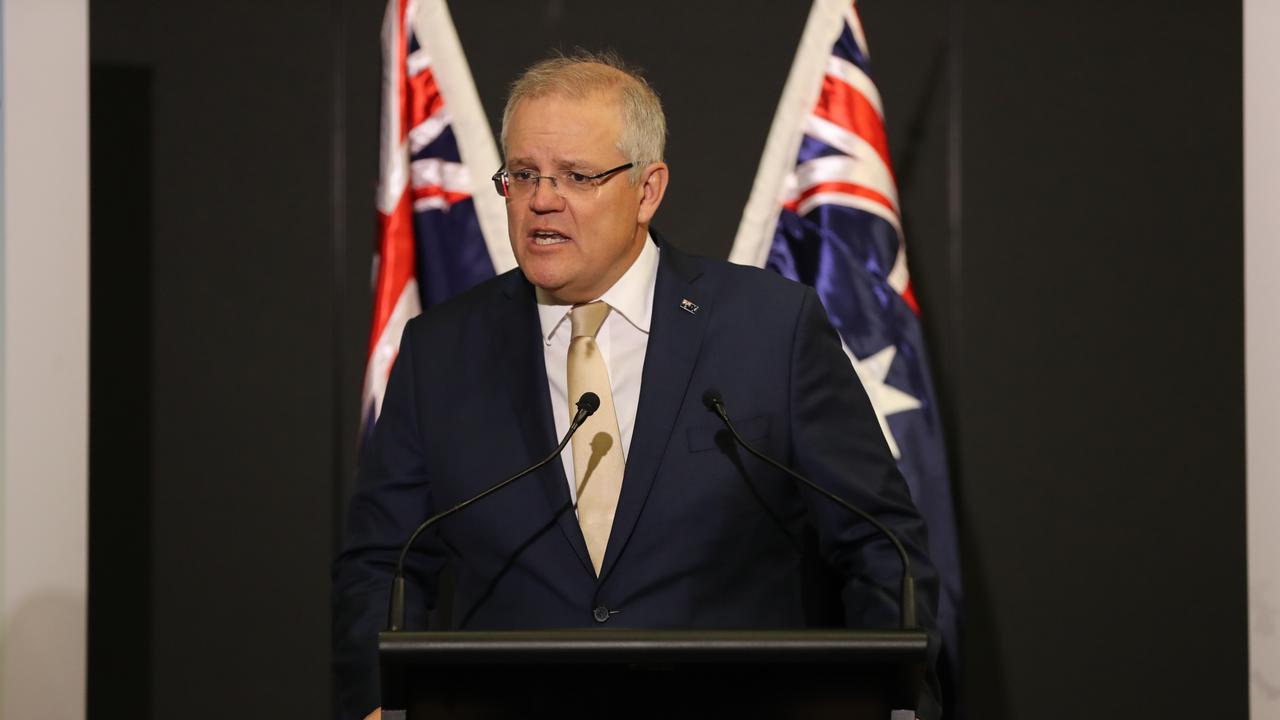 Scott Morrison on Thursday offered support for safe haven visas for up to 20,000 Hong Kong residents currently living in Australia. Picture: Adam Taylor/PMO