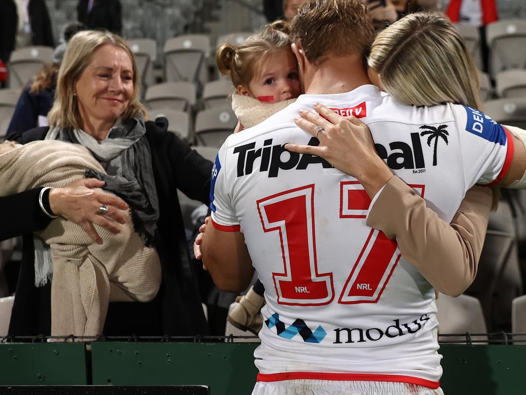 It was an emotional night for the entire family (photo by Cameron Spencer/Getty Images).