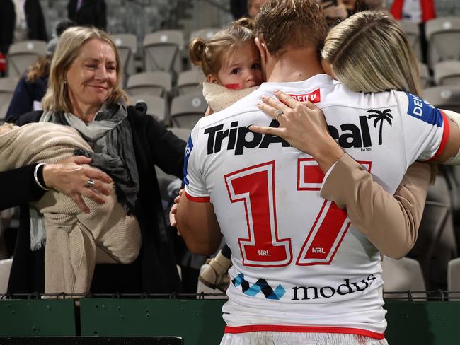 It was an emotional night for the entire family (photo by Cameron Spencer/Getty Images).