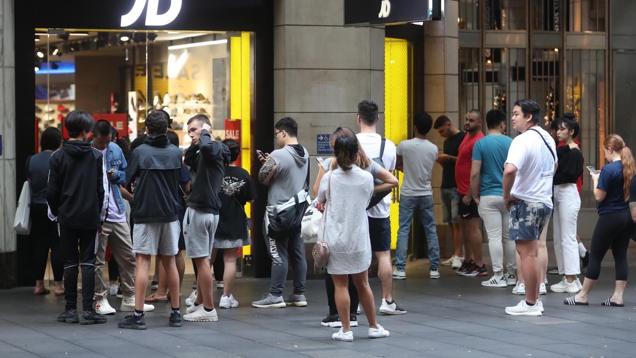 Shopping centres draw crowds of keen shoppers most weekends. Picture: John Grainger.