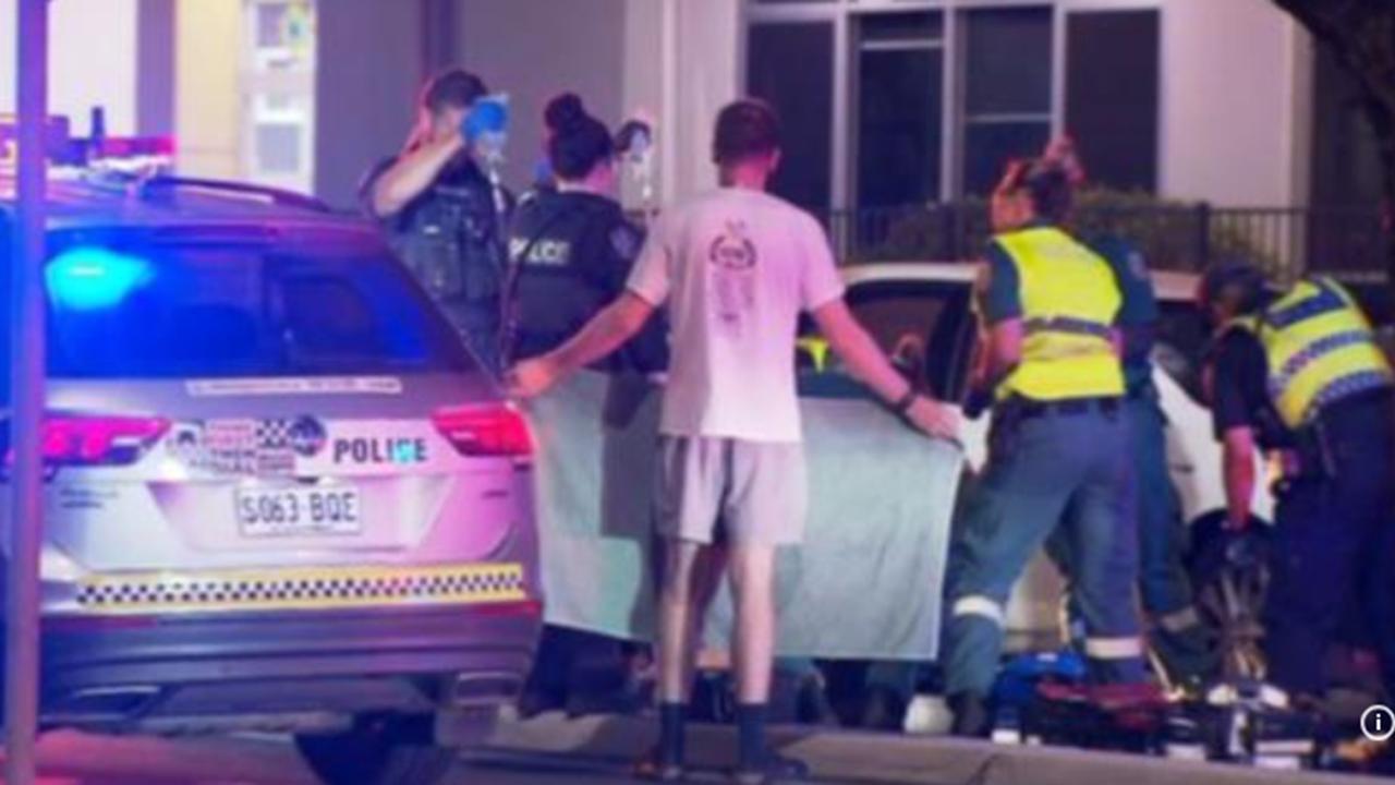 The scene in March. Picture: 7NEWS Adelaide