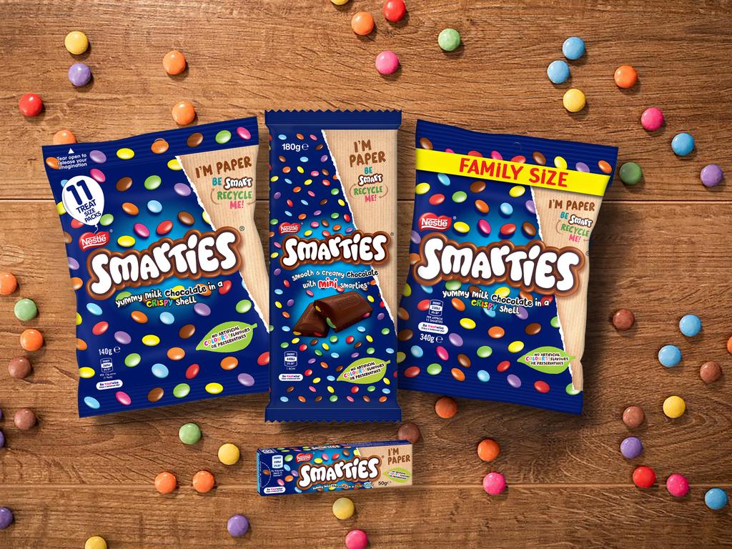 Nestle confirms major change to Smarties packaging in Australia | The