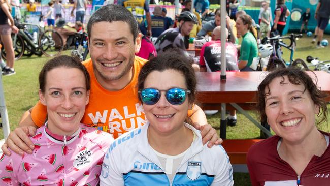 Thousands of cyclists took to the streets of the river city on Sunday for the Tour de Brisbane. \Photo: Grace Kessels.