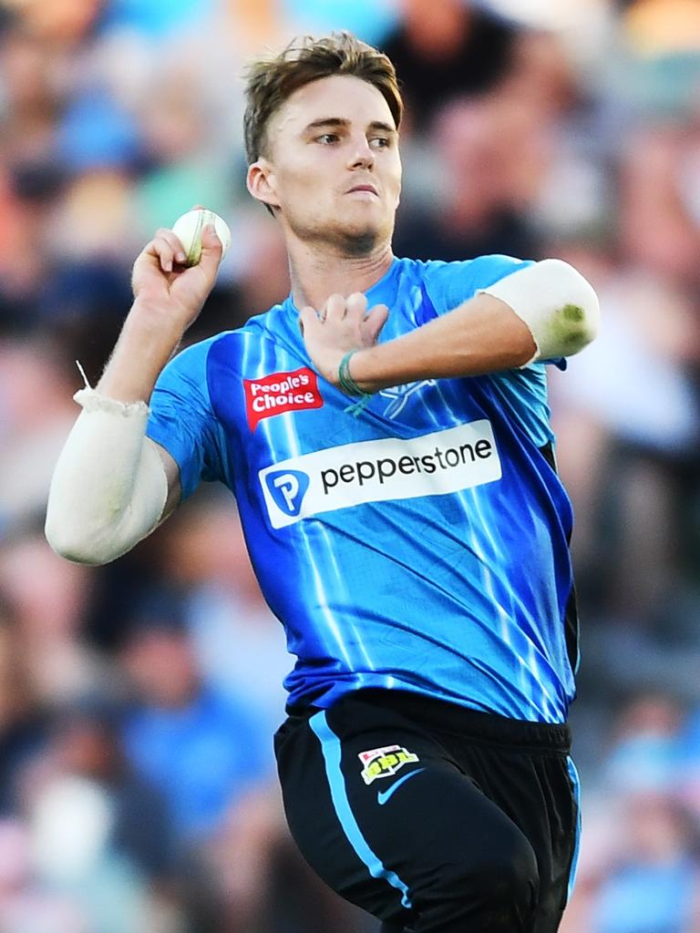 Strikers quick Henry Thornton. Picture: Mark Brake/Getty Images