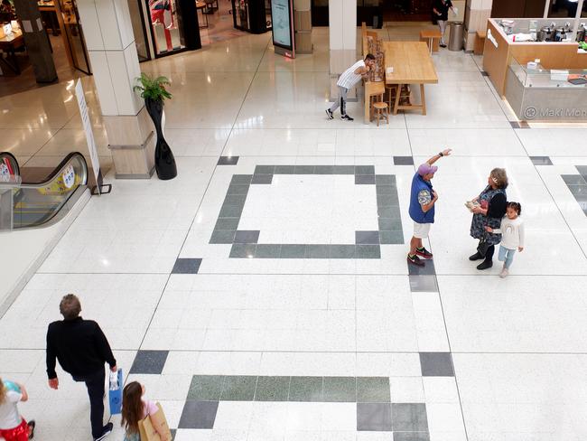 Empty shops and malls are the result of online shopping and virus lockdowns. Picture: Getty