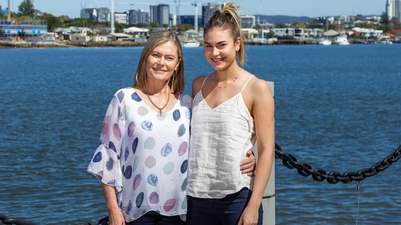 Jenny Peacock, with her daughter, has bought an apartment in Gallery House in Hamilton. Picture supplied.
