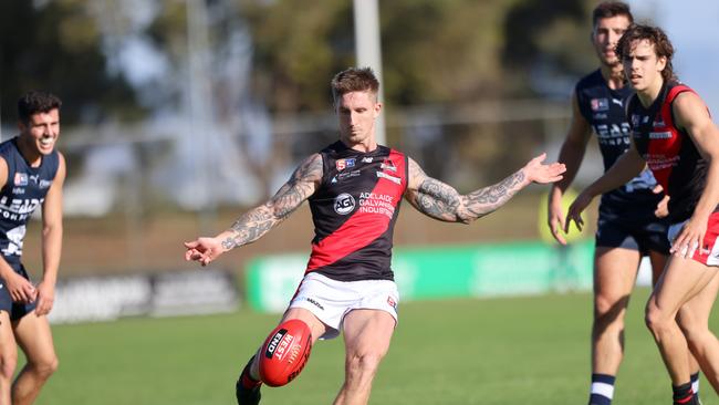 Hartlett in action for West Adelaide. Picture: Cory Sutton / SANFL