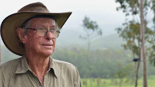 BLACK CAT COUNTRY: Thornside’s Graham Shooter talks about black panther sightings on and around his Widgee property. Picture: Greg Miller