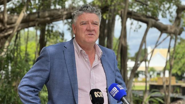 Former Mining Minister Mark Monaghan announced ERA’s bid to renew its Jabiluka uranium mining lease was rejected. Picture: Fia Walsh.