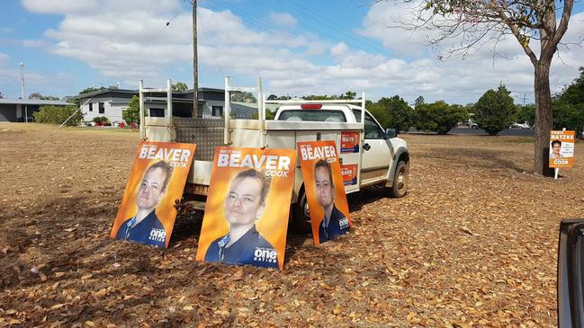 Boxing champion and cup-winning camel jockey Brettlyn ‘Beaver’ Neal during her campaign for the seat of Cook as the One Nation candidate. She is now running as the One Nation candidate for Mirani at the 2024 state election.