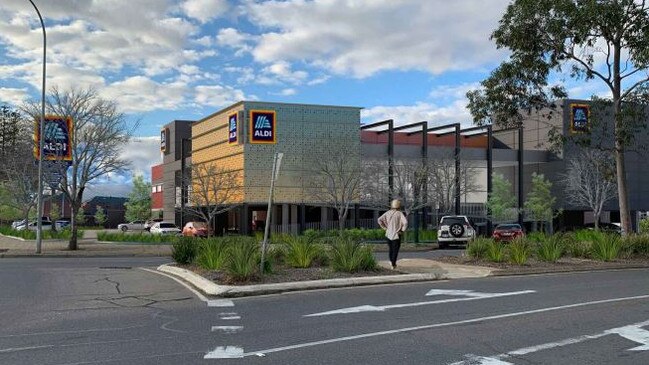 Artist impression of Aldi to be built on Anzac Highway.