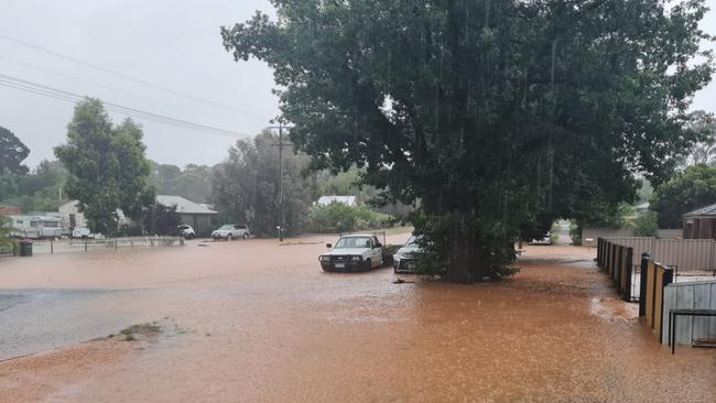 Flooding around Wedderburn on Christmas Day 2023. Source: Facebook