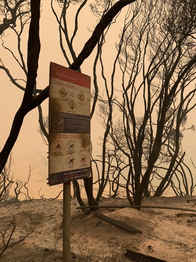 Hundreds of people will be evacuated from Mallacoota on Friday. Picture: David Hurley