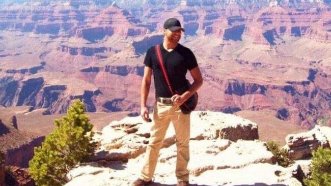 Brad Hayden-Mayberry at the Grand Canyon. Picture: SUPPLIED