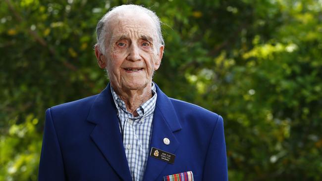 Mr Flint hopes young people will continue the Anzac Day commemorations. Picture: John Appleyard