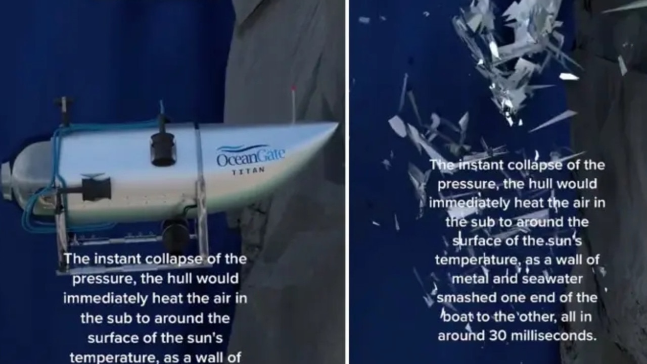 Terrifying tiktok videos depict what may have happened during titanic