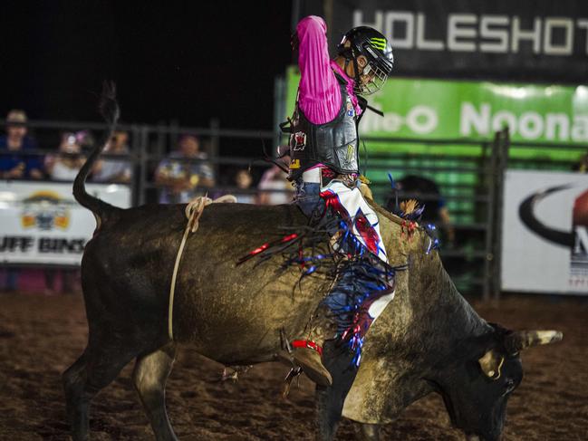 All the action at the sold-out 50th iteration of the Noonamah Tavern and Rodeo. Picture: Pema Tamang Pakhrin