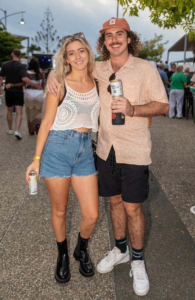 Meg Ferrin and Nick Sandford at Rhythm on the Reef Saturday 30 September 2023 Picture: Michaela Harlow