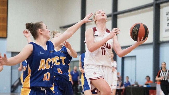 Gold Coast basketball junior Jess Petrie. Picture: SUPPLIED