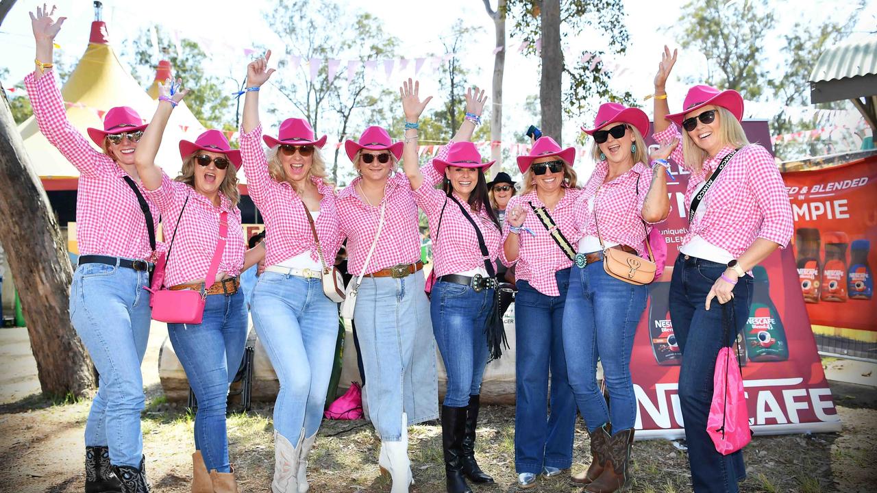 Girls on Tour at the Gympie Muster. Picture: Patrick Woods.