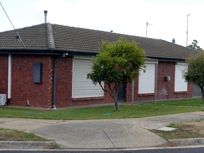 A property on King Drive, Sebastopol, where police believe Ms McGuire had been the night she died. Picture: NCA NewsWire / Andrew Henshaw