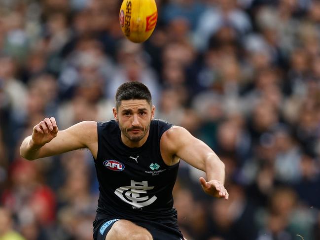 Marc Pittonet has impressed since returning to Carlton’s team. Picture: Michael Willson/AFL Photos via Getty Images