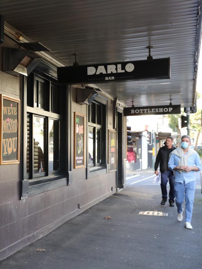 Darlinghurst’s Darlo Bar in Darlinghurst is shut.