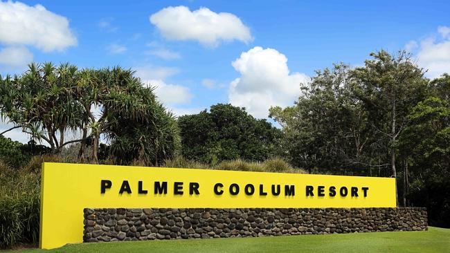 The entrance at Palmer Coolum Resort on the Sunshine Coast. Pics Tara Croser.