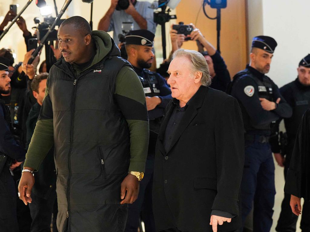 French actor Gerard Depardieu arriving at court on March 24. Picture: Dimitar Dilkoff/AFP