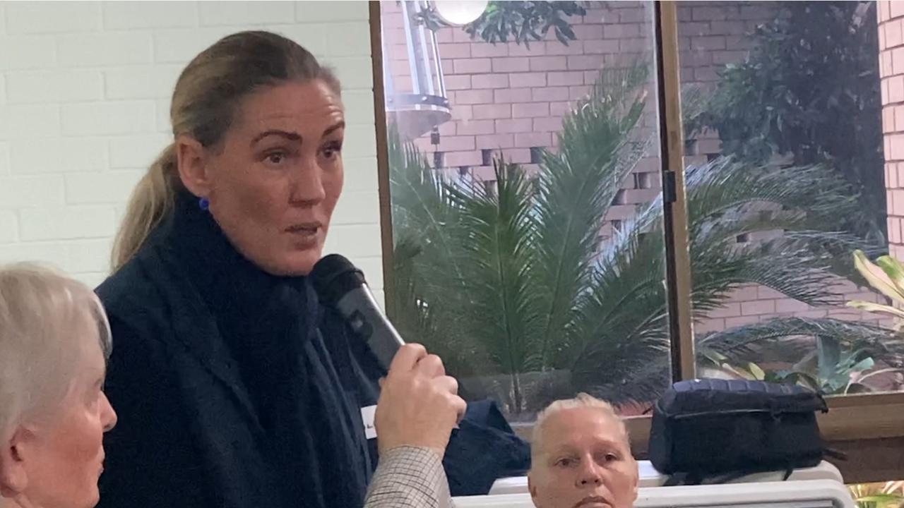 Emily McGourty called on the community to get “loud” over the loss of services from Gympie Hospital, having launched a petition which helped in the campaign to reopen the children’s ward in 2021.