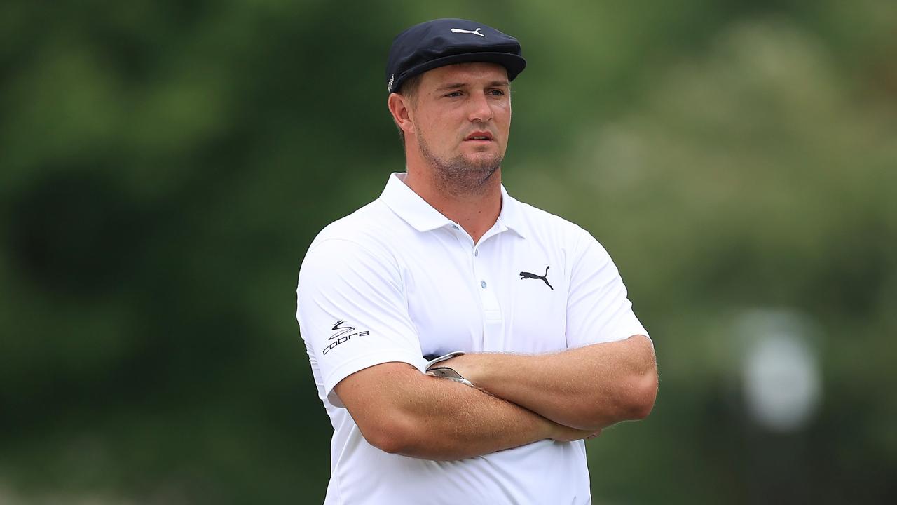 Bryson DeChambeau packed on the muscle in lockdown.