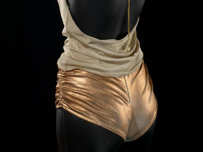 Kylie Minogue's hotpants costume. Picture: Supplied