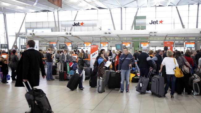 The Jetstar domestic terminal at Sydney Airport. 