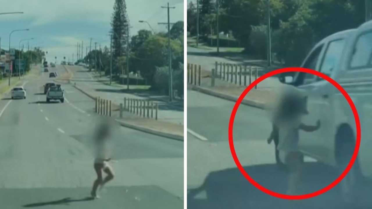 Horror as toddler runs into traffic