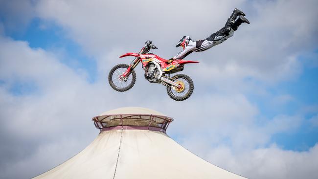2018 ROYAL MELBOURNE PREVIEW DAY MEDIA CALL. Motorcross showcase. Picture: Jake Nowakowski