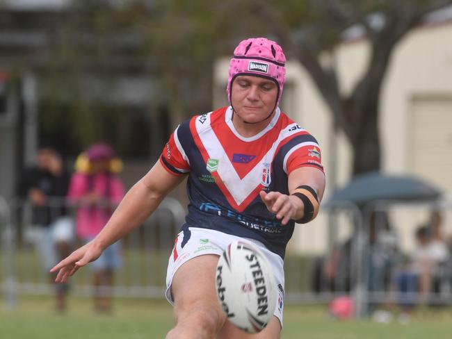 Kirwan State High School hosts St Patrick's College, Mackay, in round 1 of the 2025 Aaron Payne Cup. Picture: Evan Morgan