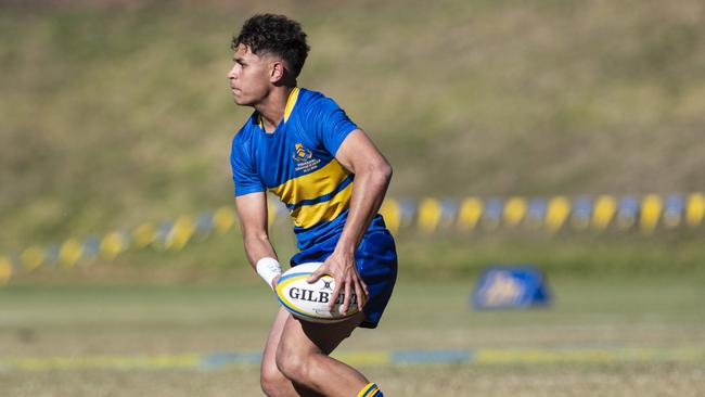 Illy Baravilala of Toowoomba Grammar School impressed. Picture: Kevin Farmer