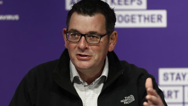 Premier Daniel Andrews said the border closure would be enforced by NSW. Picture: Getty Images