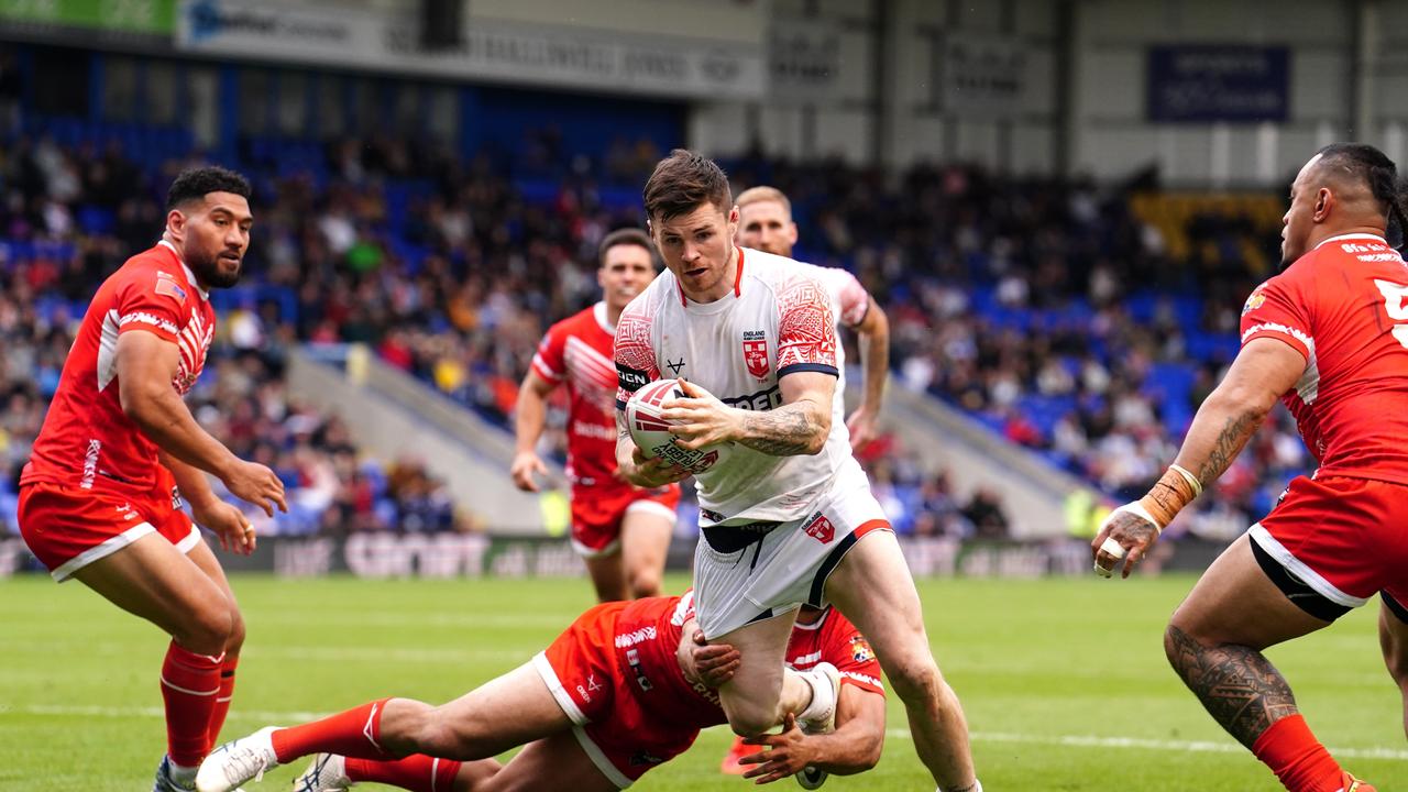 John Bateman in action last year. Picture: Martin Rickett/PA Images via Getty Images