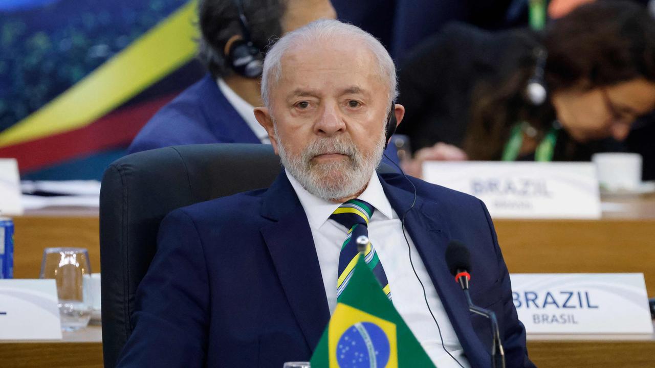 Brazil's President Luiz Inacio Lula da Silva looks on during the second session of the G20 Leaders' Meeting in Rio de Janeiro, Brazil, on November 18, 2024. (Photo by Ludovic MARIN / AFP)