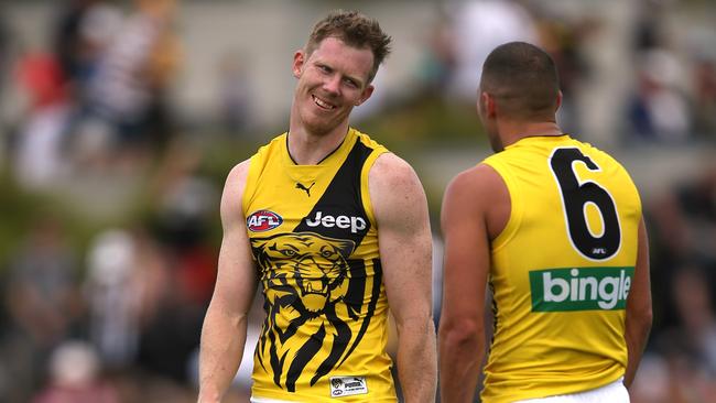 Jack Riewoldt has re-joined the Richmond leadership group. Picture: Wayne Ludbey