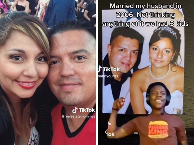 Couple's shock discovery after 10yrs married. Picture: Tiktok/realestatemommas