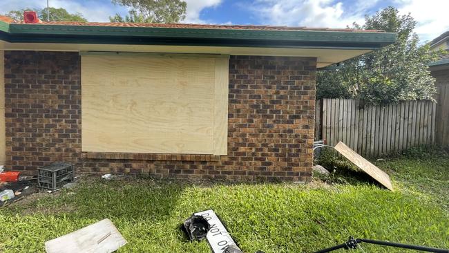 A house in Tewantin has been vandalised and boarded up after the alleged bashing of a teenager earlier this month.