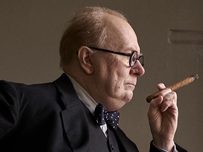 Gary Oldman as Winston Churchill in 2017 film Darkest Hour.