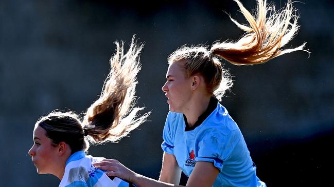 Australian Schools Rugby ChampionshipsOPEN GIRLS NSW B vs NSW A teams. player  in action Photo Jeremy Piper