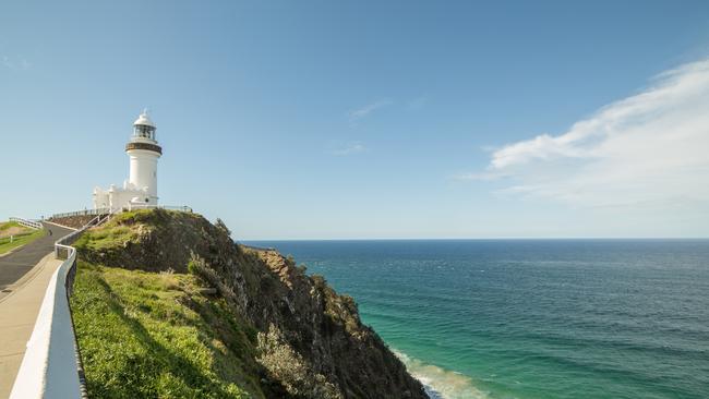 The iconic Cape Byron lighthouse.