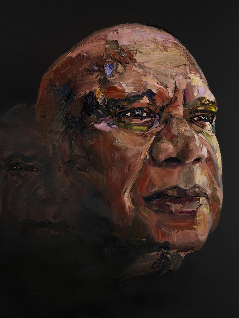 Seeing Ruby, by Anh Do, a portrait of Archie Roach (detail)